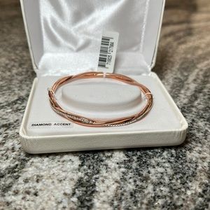 Rose Gold Diamond Accent Bracelet